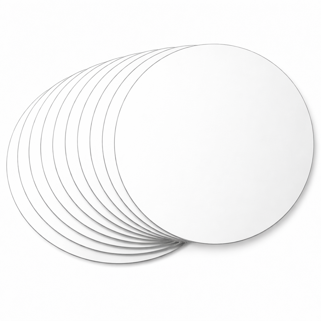 Acrylic mirror Round large pack of 10 pcs