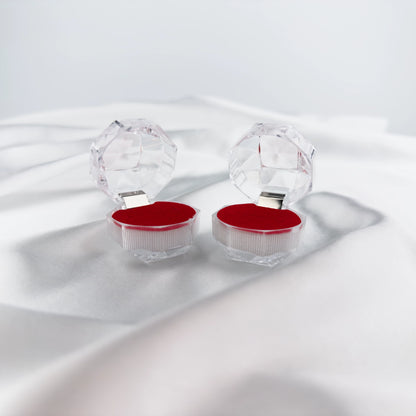 Transparent ring box