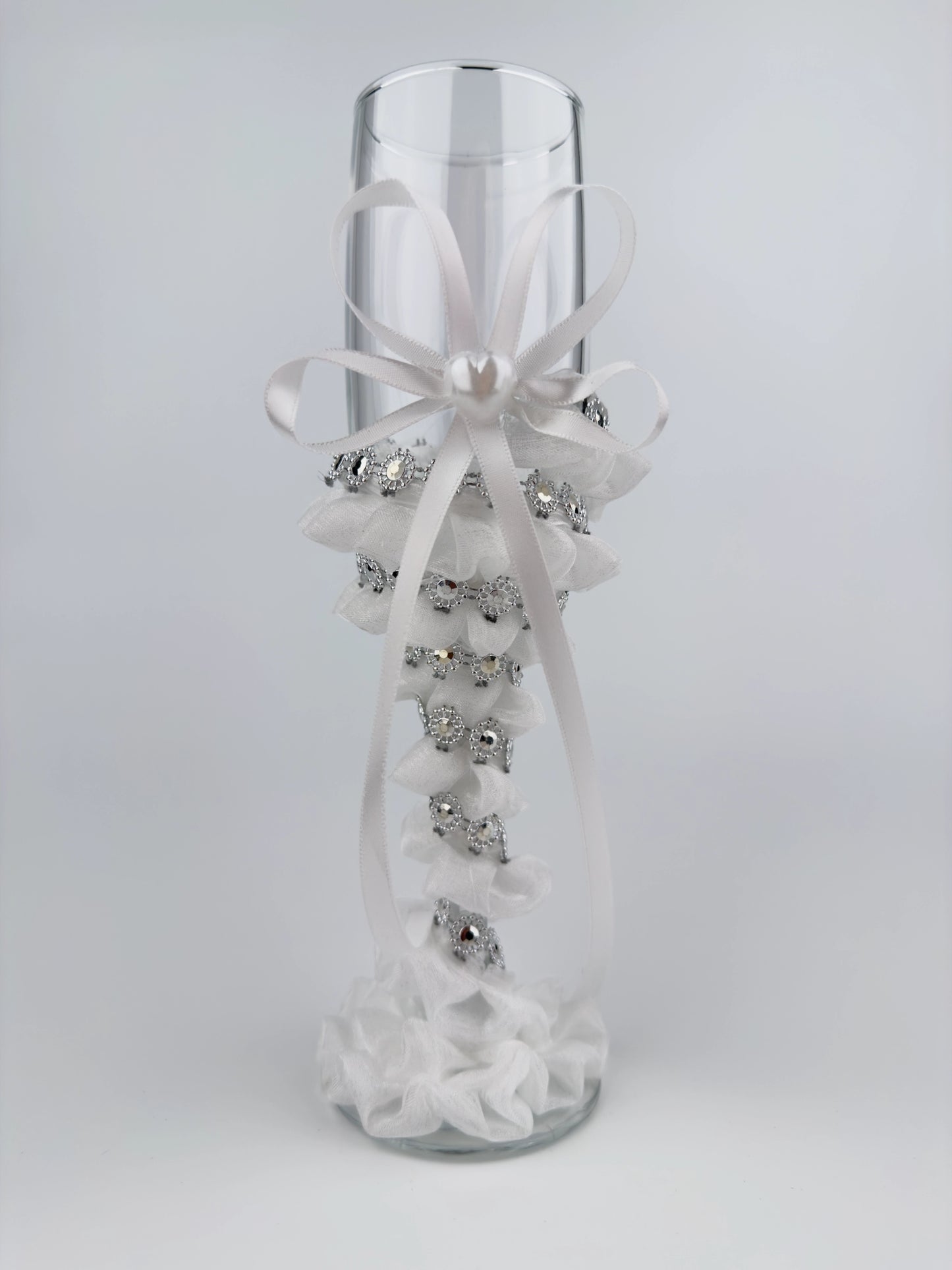 Dekorerade champagneglas | Crystal Bloom