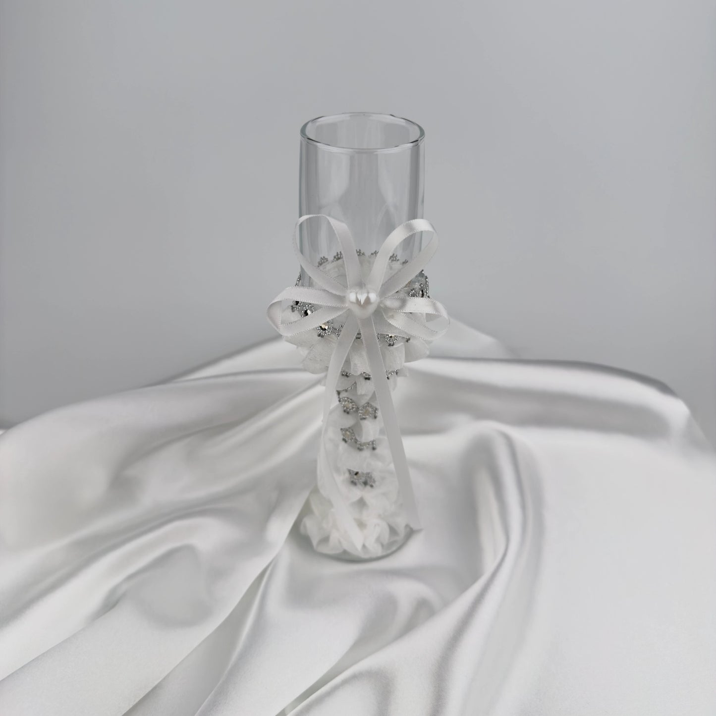 Dekorerade champagneglas | Crystal Bloom