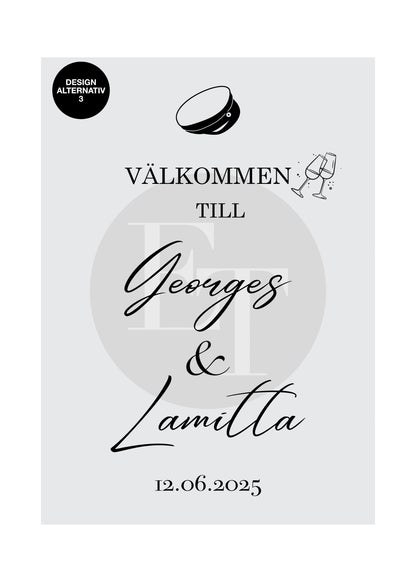 Välkomstskylt 5 | Student