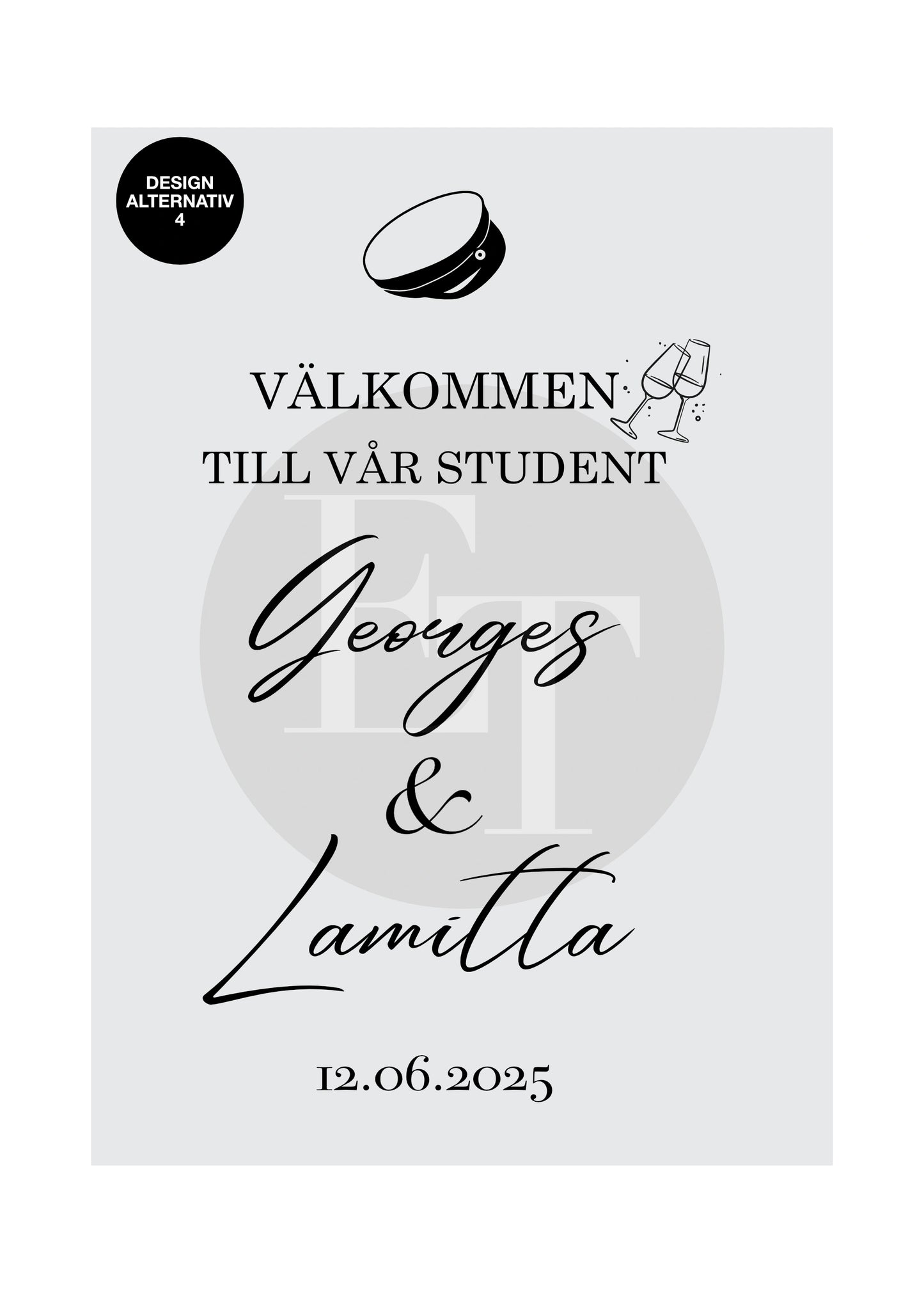 Välkomstskylt 5 | Student