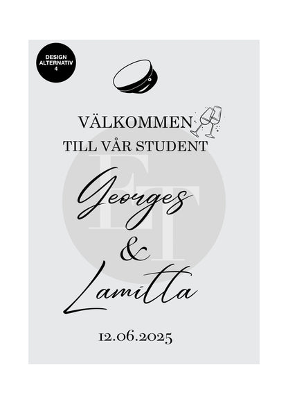 Välkomstskylt 5 | Student