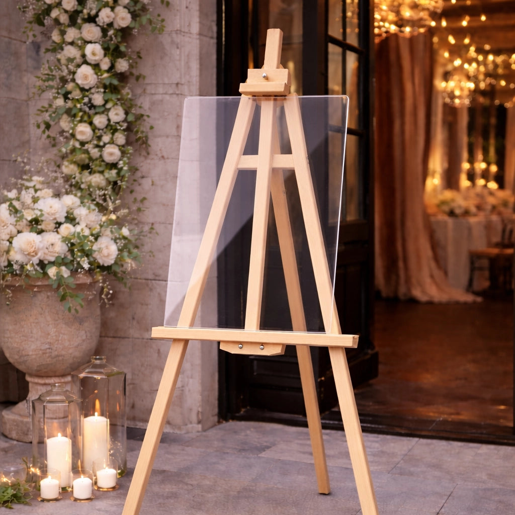 Transparent sheet for Welcome Sign