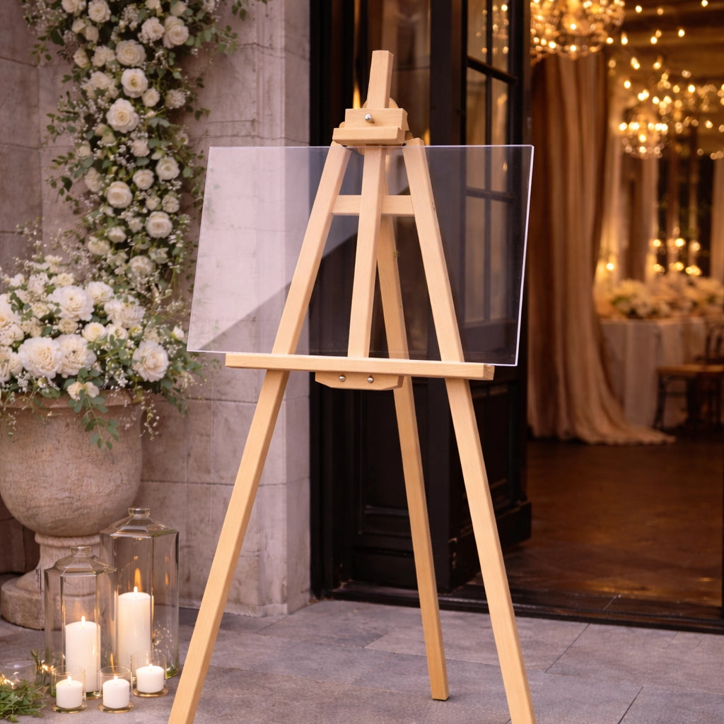 Transparent sheet for Welcome Sign