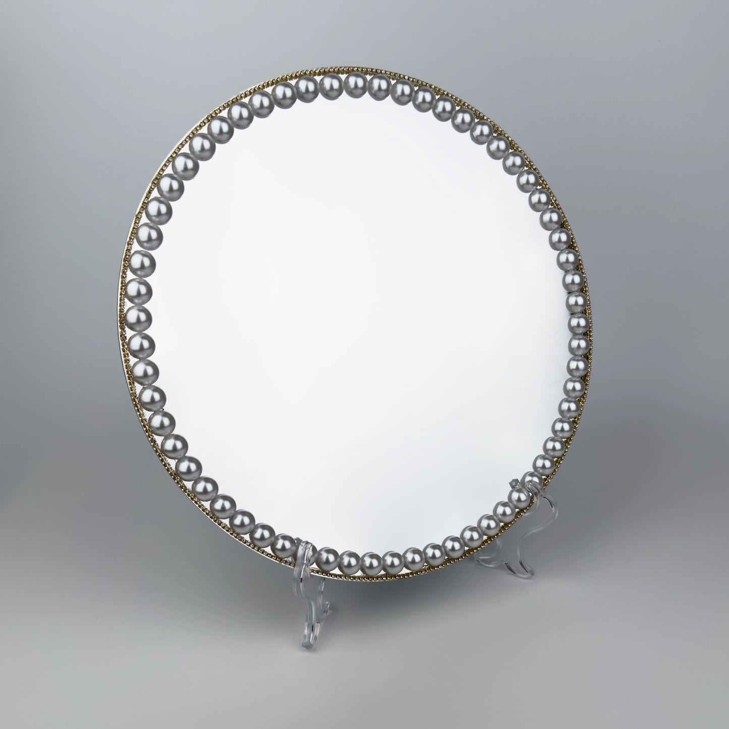 Ringbricka med strass | Monterad